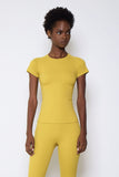 ESSENTIAL CREWNECK TOP-CITRON