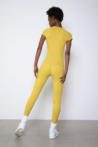 ESSENTIAL CREWNECK TOP-CITRON