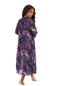 CURTAIN CALL COVERUP-PURPLE PRINT