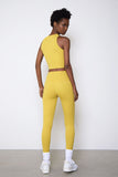 ESSENTIAL CREWNECK CROP-CITRON
