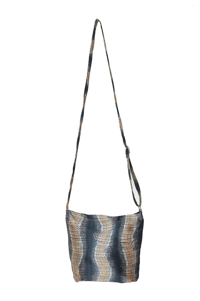 IN MY BAG HANDBAG-BLACK SNAKESKIN