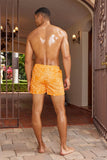 BAYLOR SHORTS-AMBER ABSTRACT