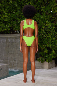 GLOW ALL OUT SWIMSUIT-NEON GREEN