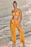 BEACHSIDE ESCAPE PANTS-MARIGOLD