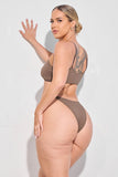 LOVE SIGNS BIKINI-BROWN