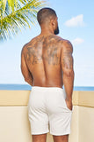 FRESNO LINEN SHORTS-WHITE
