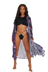 CURTAIN CALL COVERUP-PURPLE PRINT