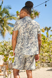 HABITAT SHIRT-CREAM PRINT