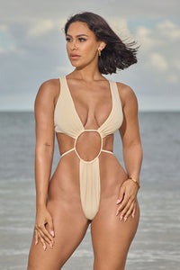 JET SETTER SWIMSUIT-CREAM