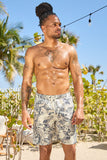 HABITAT SHORTS-CREAM PRINT