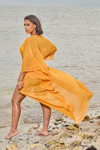 ESCAPE REALITY KIMONO-MARIGOLD
