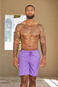 CREW LOVE BEACH SHORTS - PURPLE