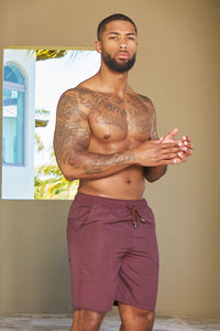 CREW LOVE BEACH SHORTS - BROWN