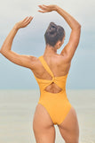 WHISKED AWAY SWIMSUIT-MARIGOLD
