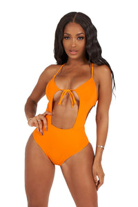 CLOSING IN SWIMSUIT-ORANGE