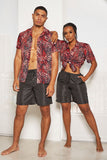 LAGUNA NIGHTS SHIRT-MULTIZEBRA PRINT