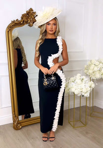 Lux Babe Leopard Cut Out Maxi Dress