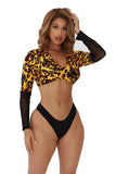 WILD TROPICS BIKINI-TORTOISE